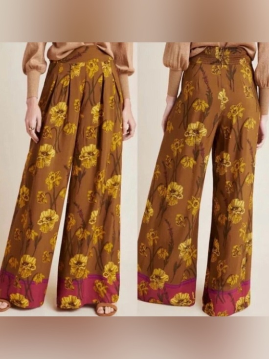 Anthropologie Pants - Anthropologie Maeve Terrace Floral Pants